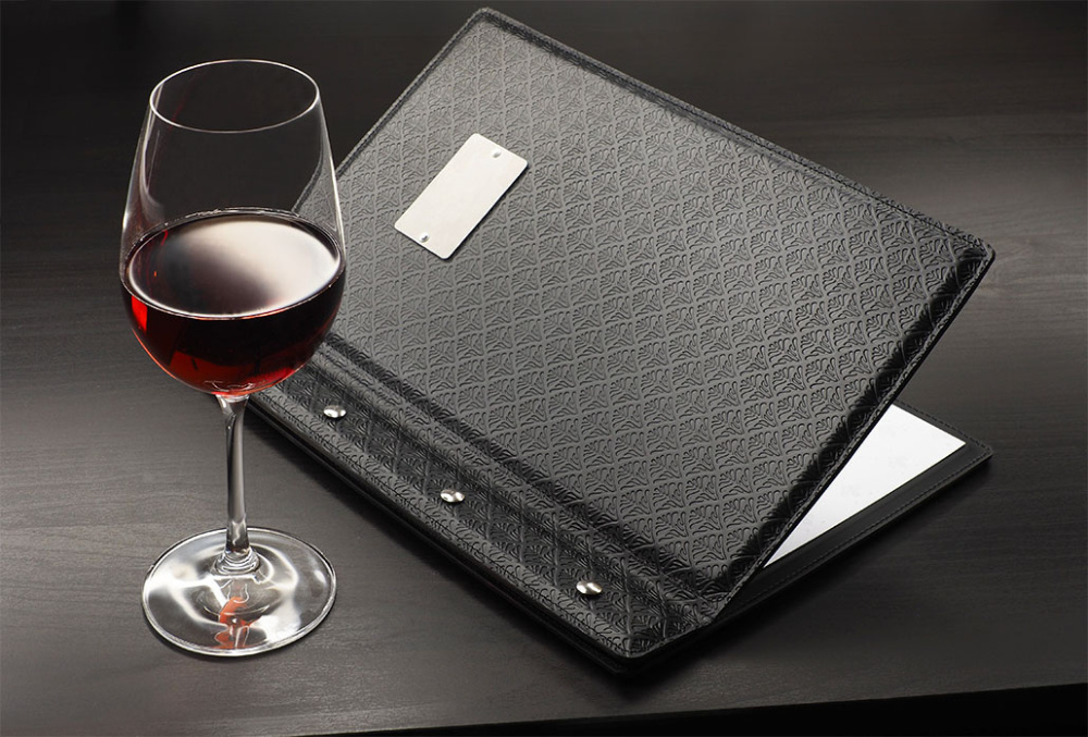 Logo trade promotional merchandise picture of: Menu cover 1084244